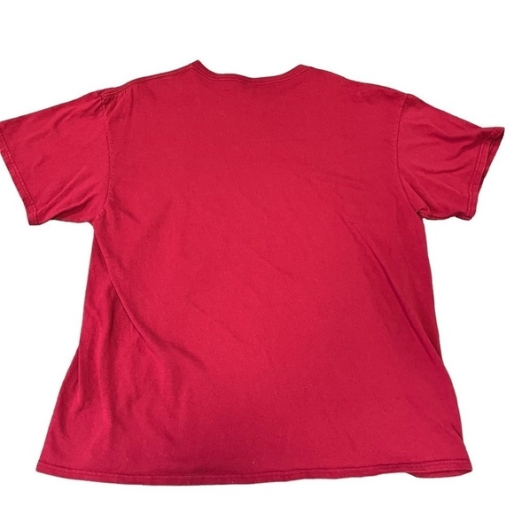 MERRY Christmas T Shirt XL Funny Happy New Year Red - Picture 5 of 6